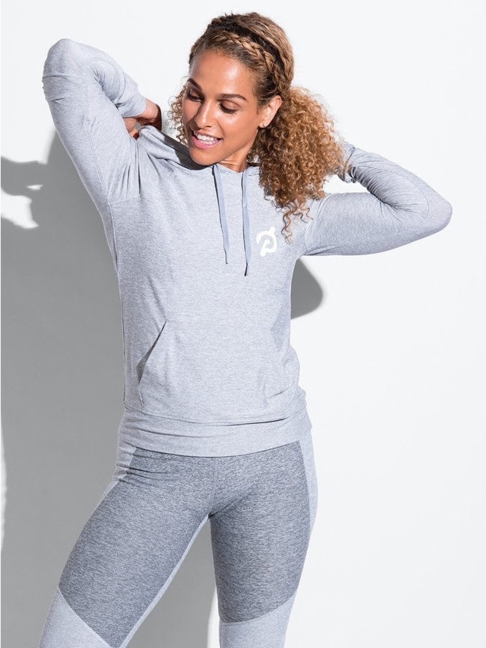 Outdoor Voices Peloton Light Gray Women's Hoodie